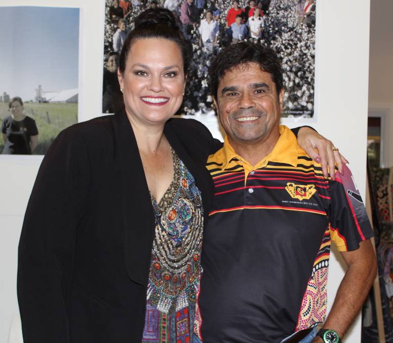 AES CEO Kristy Masella and Lloyd Munro, Moree Local Leader